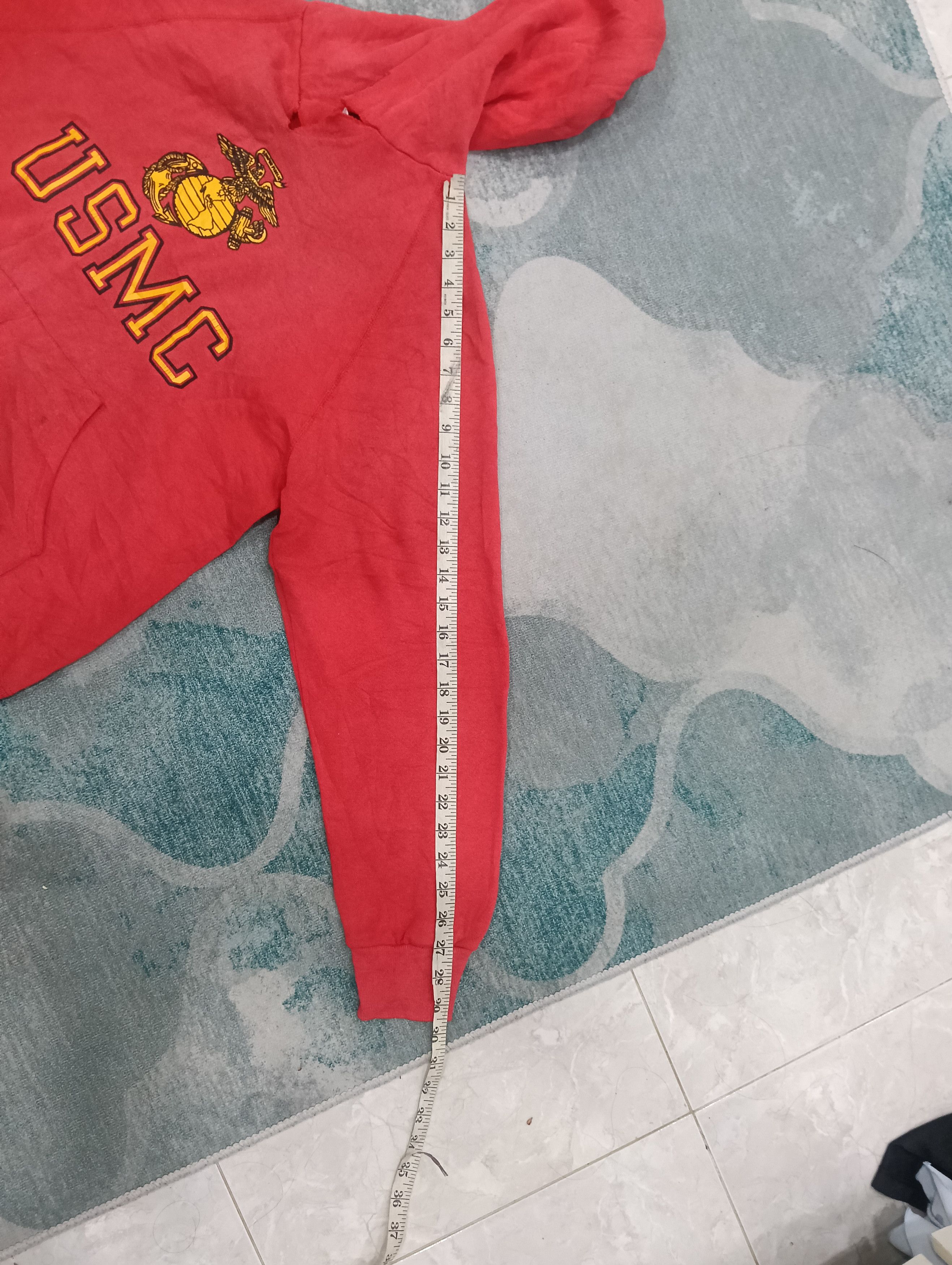 Vintage Vintage 80s USMC Hoodie Size US M / EU 48-50 / 2 - 13 Thumbnail