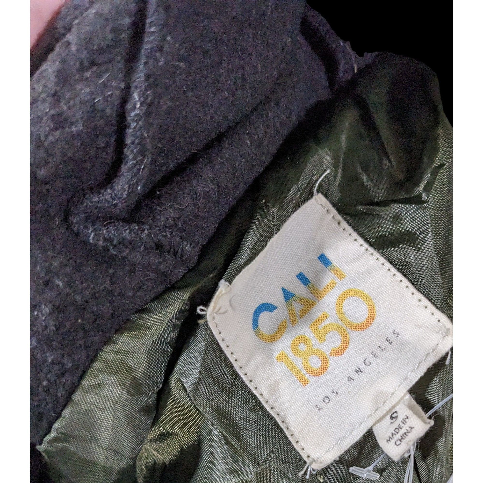 Other Green And Black Zip Up Hooded Jacket by Cali 1850 Size S / US 4 / IT 40 - 4 Thumbnail