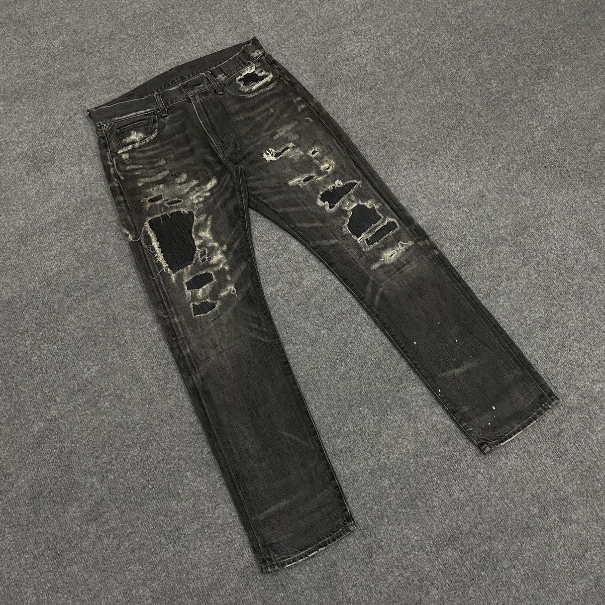 Denim&Supply Ralph Laurent Patcwork Denim Pants Avant Garde