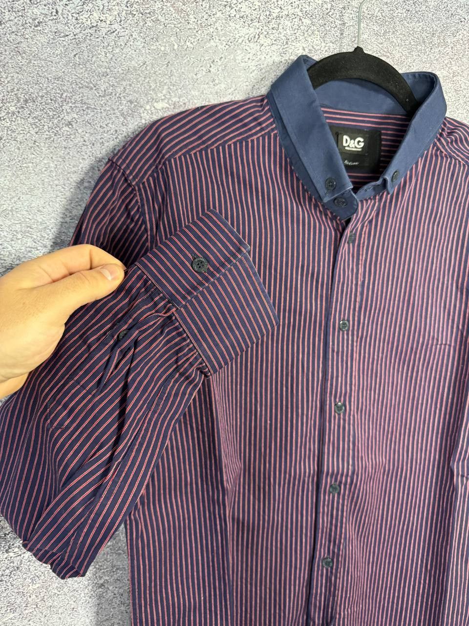 Designer × Dolce & Gabbana × Vintage Vintage Dolce Gabbana Stripped Shirt Button Up Oldmoney Size US L / EU 52-54 / 3 - 7 Thumbnail