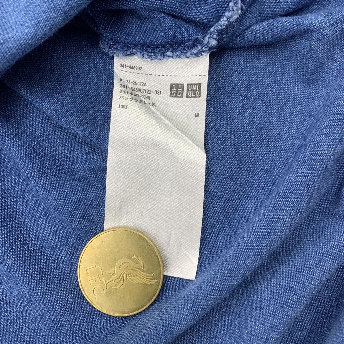 Japanese Brand × Uniqlo × Vintage Vintage Uniqlo Oversized Single Pocket T-Shirt Size US M / EU 48-50 / 2 - 6 Thumbnail