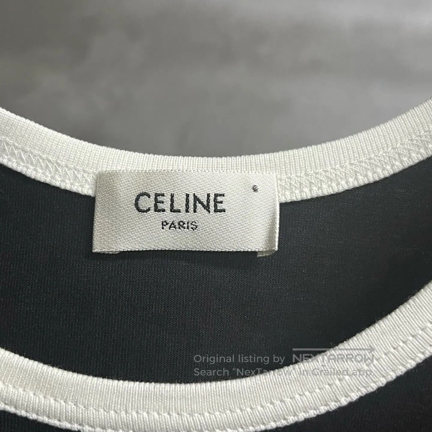 Celine CELINE Colorful logo letter print round-neck strap top| Size S / US 4 / IT 40 - 3 Thumbnail