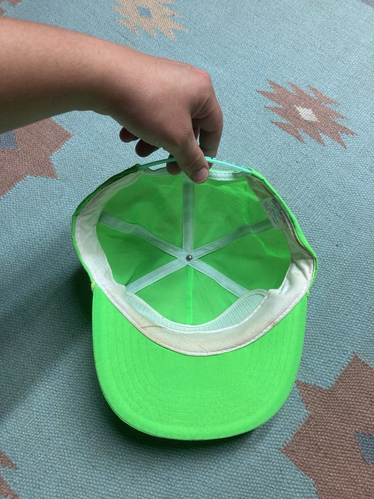 Vintage Vintage SnapBack hat discount tire Michelin neon green nylon Size ONE SIZE - 5 Thumbnail