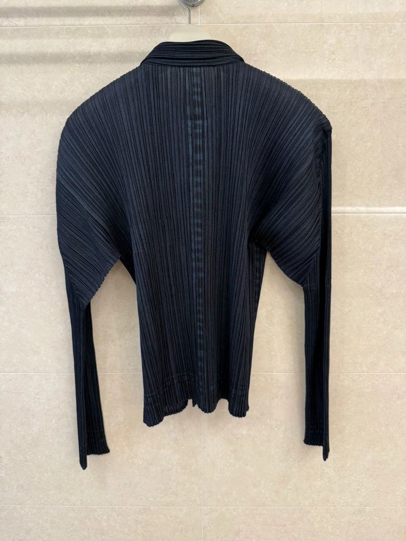 Other Issey Miyake size:3 Denim pleated shirt coat Size XS / US 0-2 / IT 36-38 - 3 Thumbnail