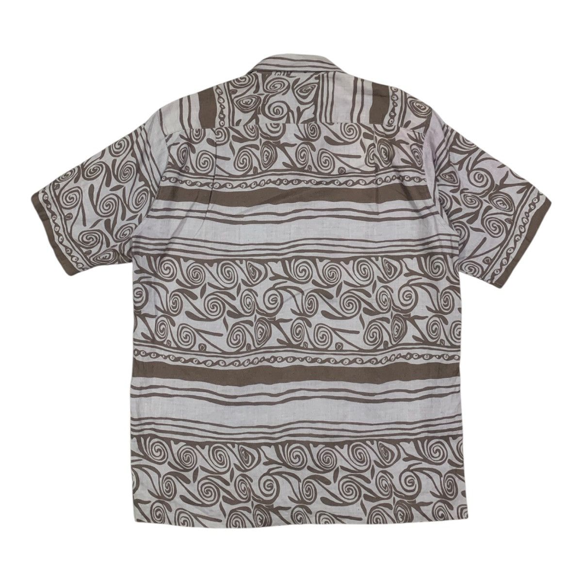 Vtg Pierre Balmain Linen Tropical Resort Shirt
