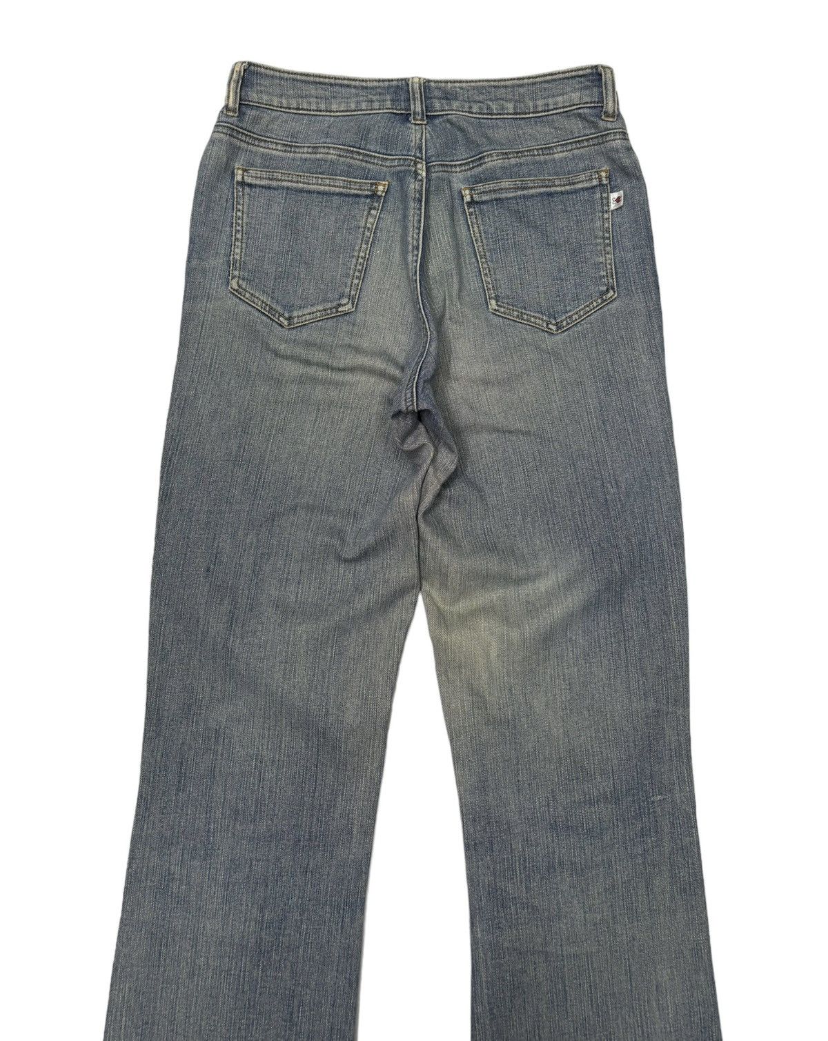 Kansai Yamamoto ❤️‍🔥FLARE JEANS BOOTCUT KANSAI YAMAMOTO FLARE DENIM JEANS Size 28" / US 6 / IT 42 - 6 Thumbnail