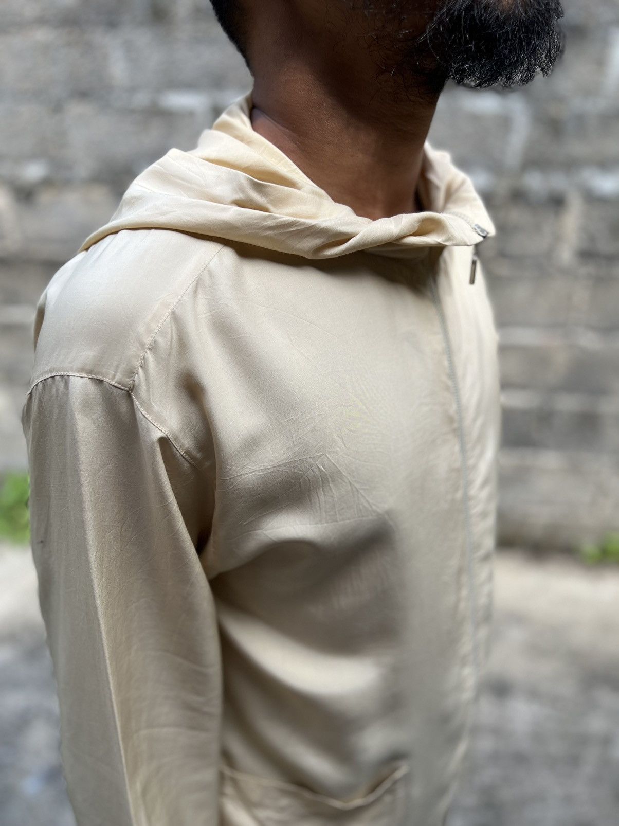 Issey Miyake ‼️ SILK ISSEY MIYAKE PERMANENTE HOOD LIGHT JACKET Size US M / EU 48-50 / 2 - 3 Thumbnail