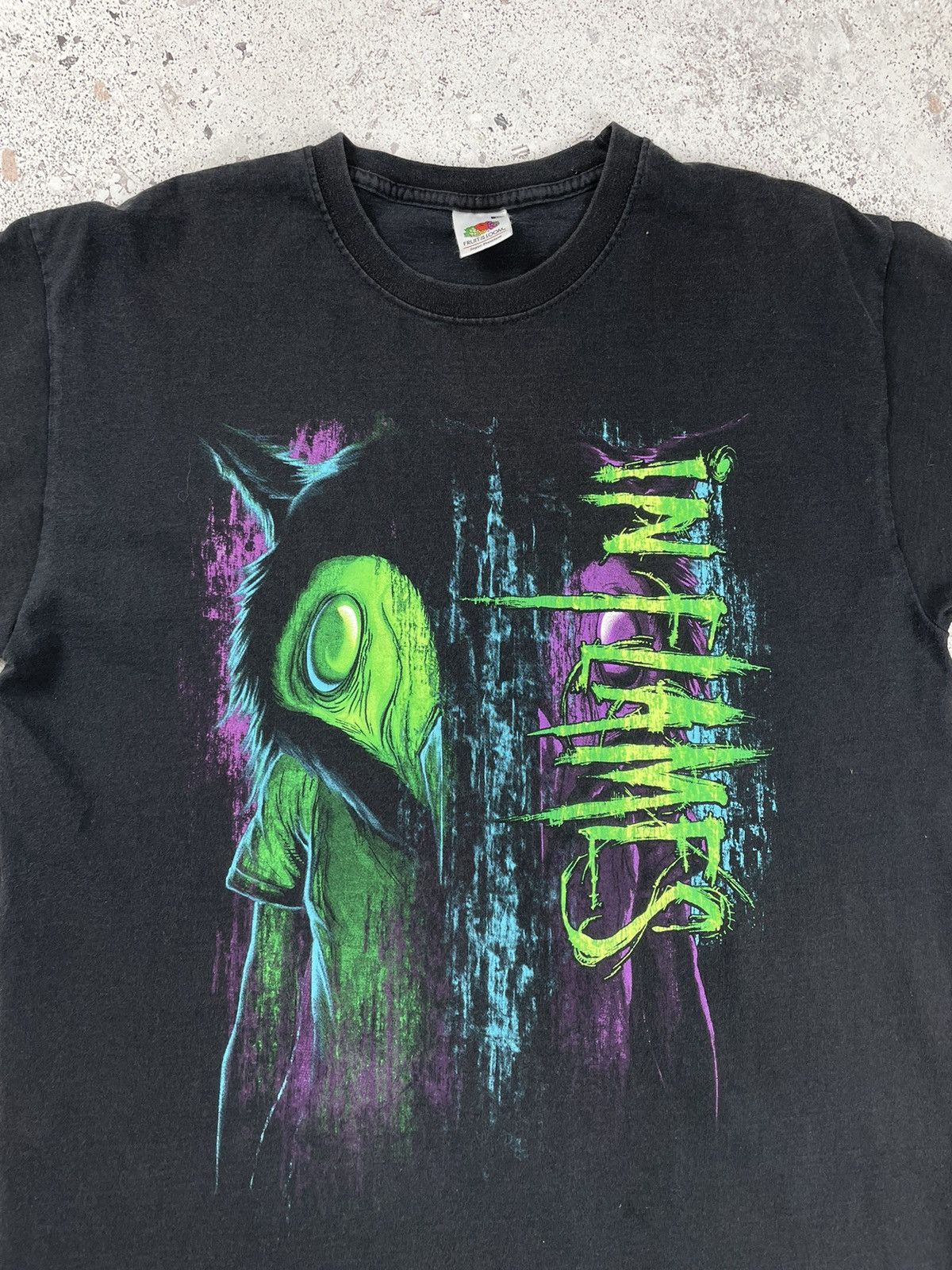 Band Tees × Vintage In Flames Vintage logo Rock band metal tee t-shirt Size US M / EU 48-50 / 2 - 2 Thumbnail