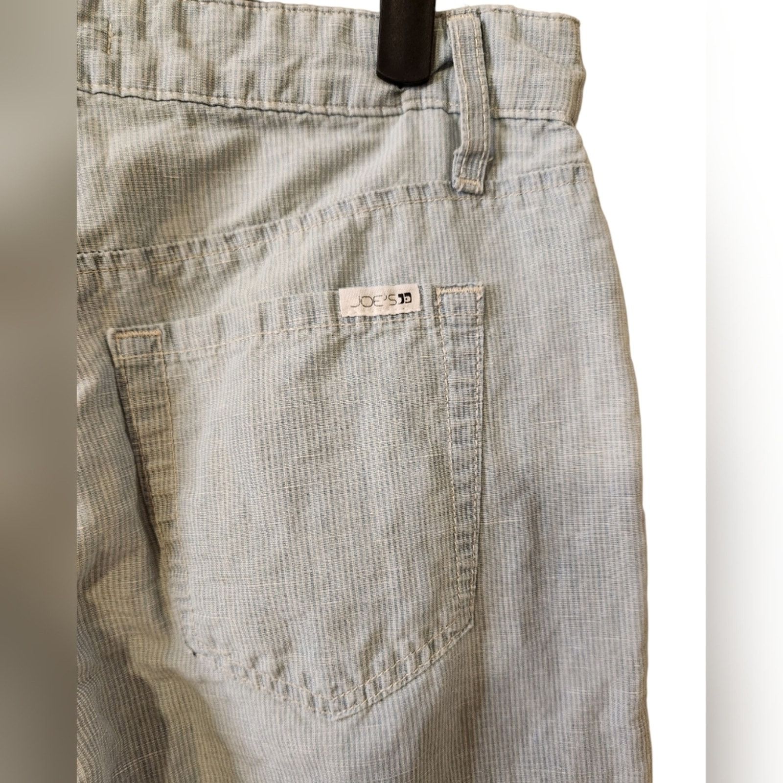 Joe's Joes Jeans Weekender Linen Cotton Blend Striped Pants 28 Size 28" / US 6 / IT 42 - 6 Thumbnail