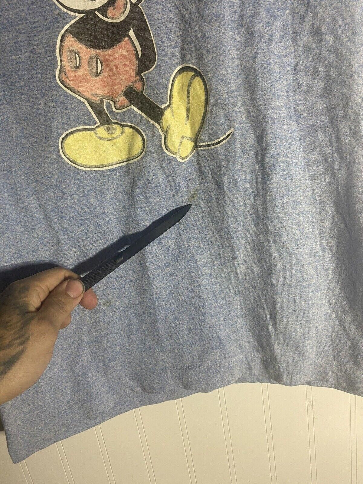 Designer Vintage Walt Disney Mickey Mouse Ringer T Shirt Small Size US S / EU 44-46 / 1 - 3 Thumbnail