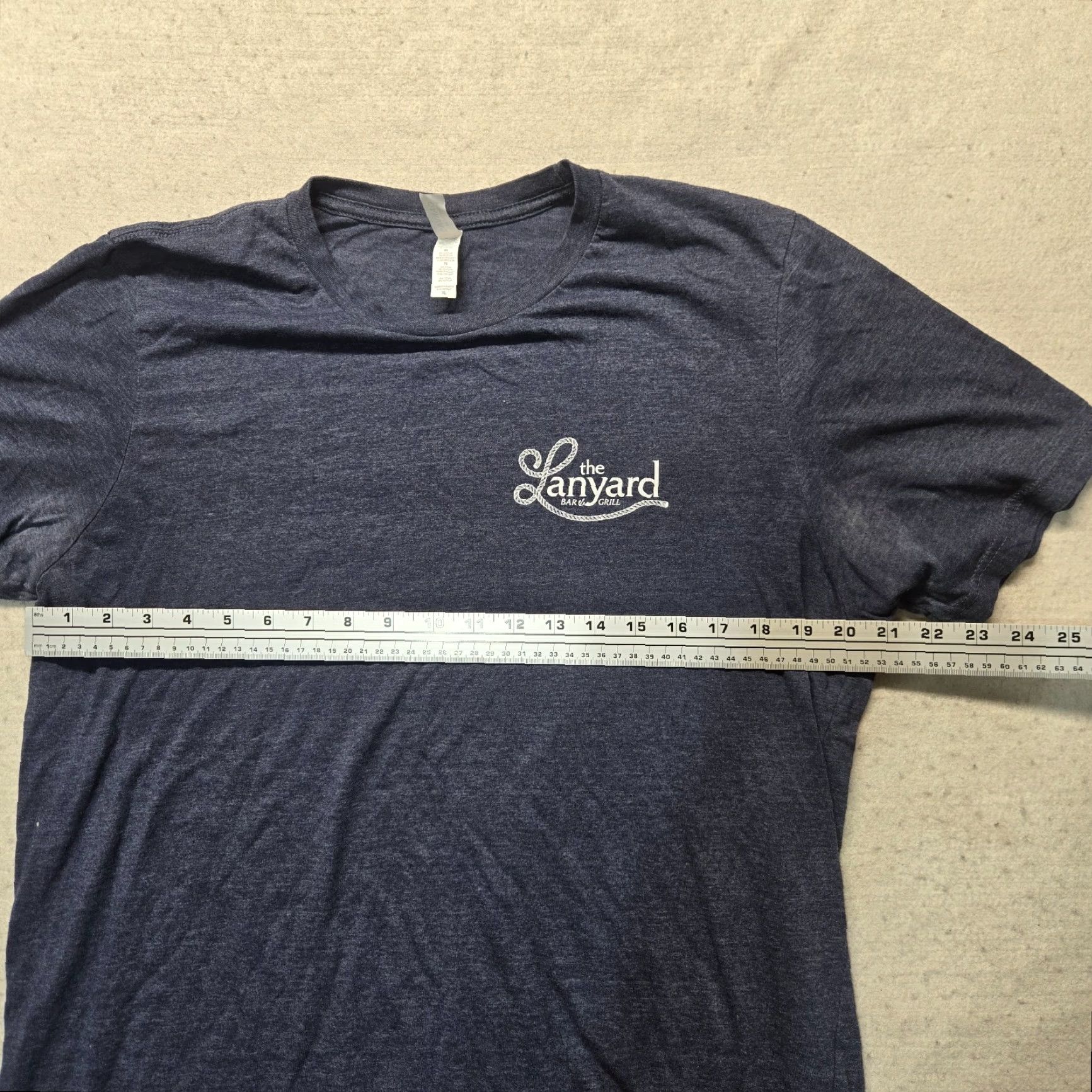 Vintage Harwich Port The Lanyard Bar Gray Tee Shirt Adult Men's XL Gray Shirt T-Shirt Crew Neck Short Sleeve Cotton Blend Knit All Seasons Easy Care Men Size US XL / EU 56 / 4 - 5 Thumbnail