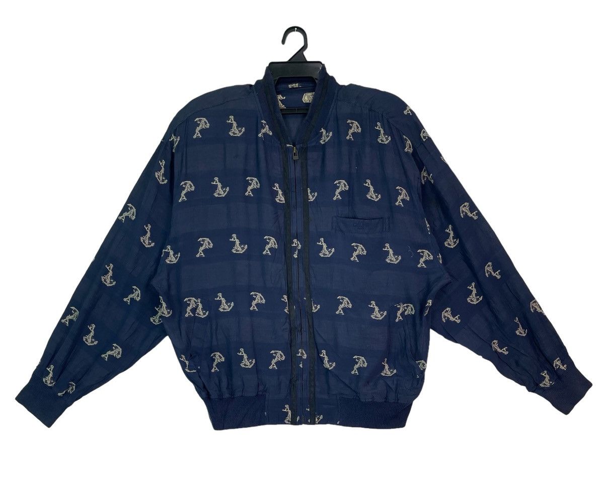Celine × Vintage Vtg rare CELINE sails all overprinted bomber jacket Size XL / US 12-14 / IT 48-50 - 1 Thumbnail