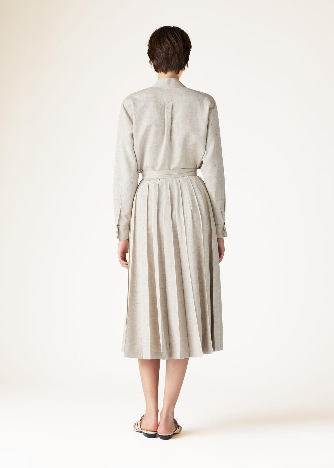 Loro Piana o1srvl11e0225 FAO0176 Fumiko Skirt in Beige Size 30" / US 8 / IT 44 - 5 Thumbnail