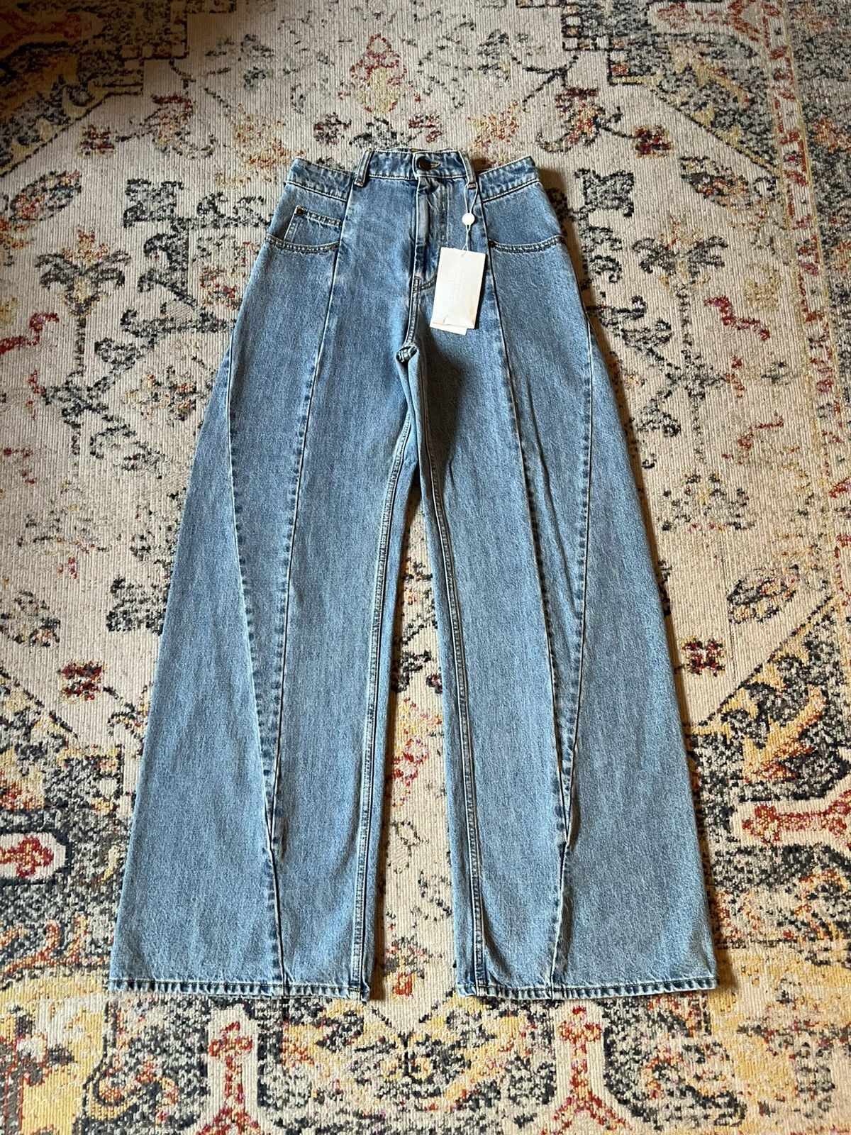 Maison Margiela Cut Up Denim Pants