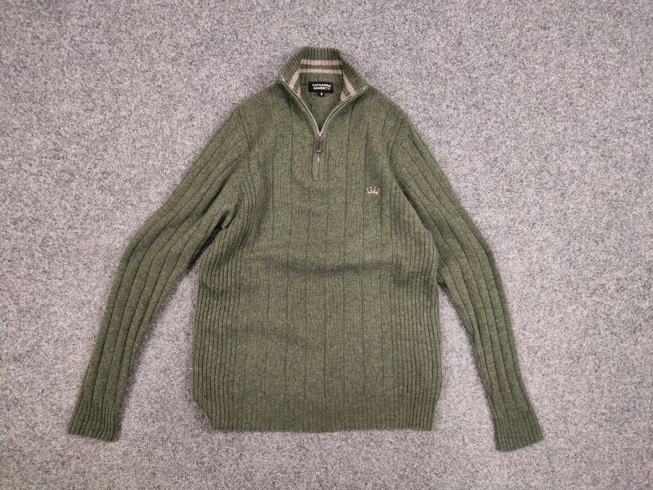 Katharine Hamnett London Vintage Katharine Hamnett Design Light Zip Wool Sweater Size US S / EU 44-46 / 1 - 13 Thumbnail