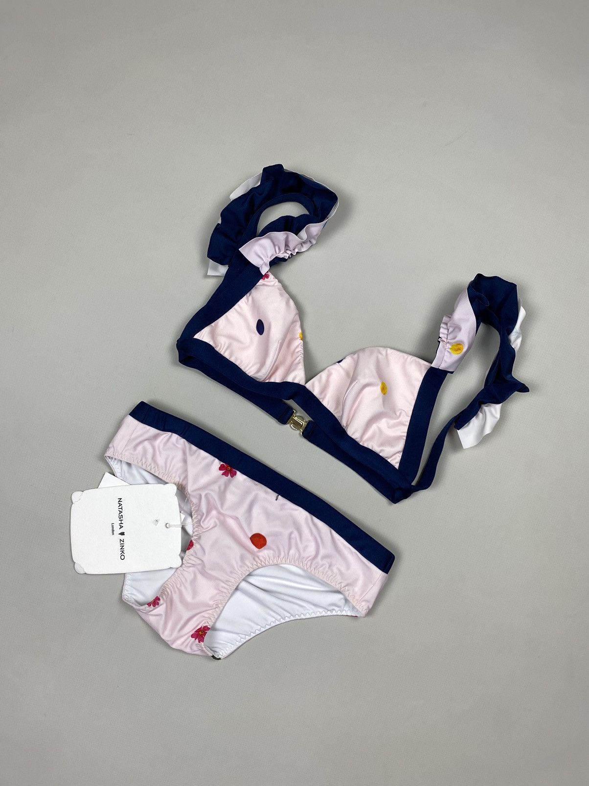 Natasha Zinko BNWT! Natasha Zinko Neoprene Bikini 2 Piece swim suit Size XS / US 0-2 / IT 36-38 - 2 Thumbnail