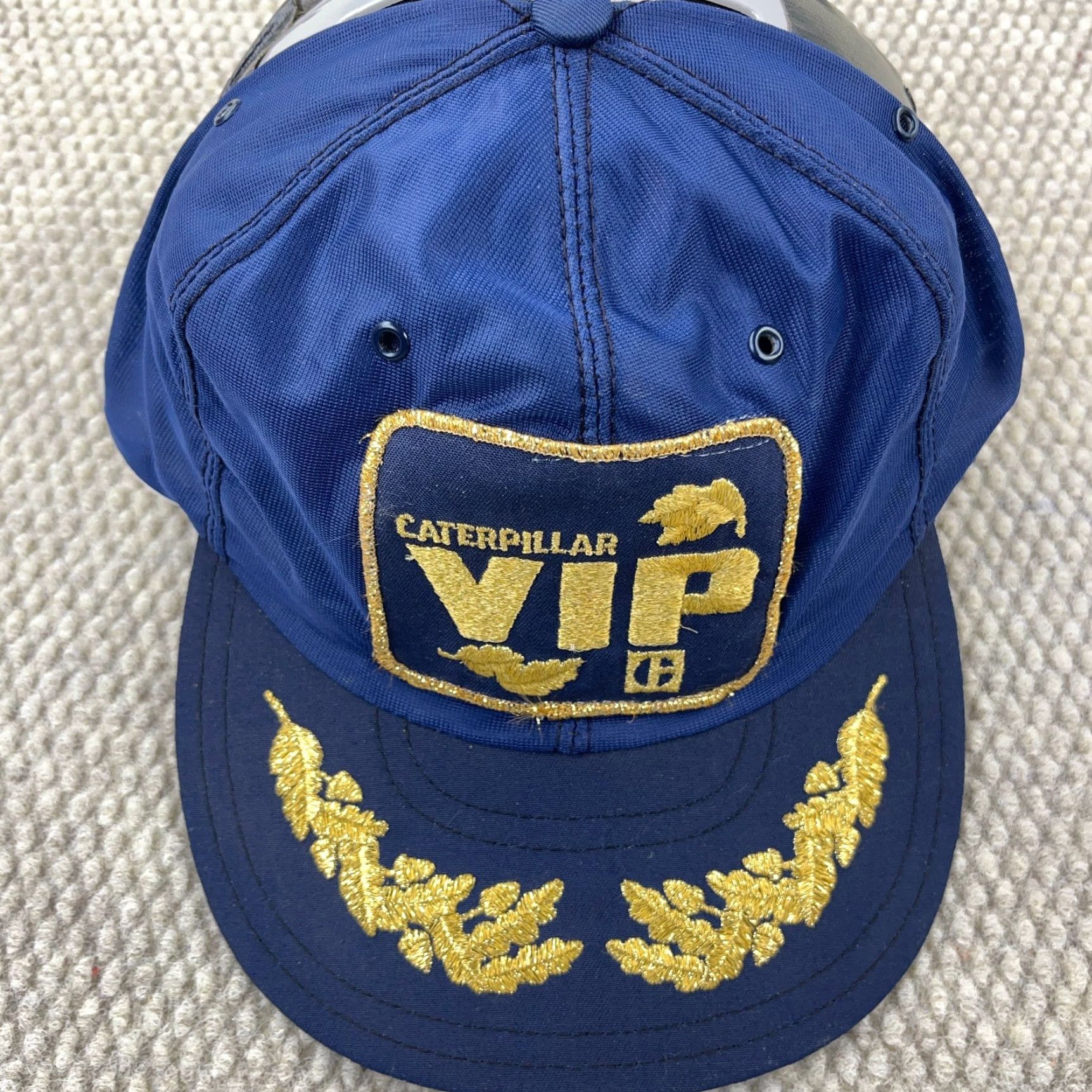 Vintage VINTAGE Louisville MFG Tractor Trucker Hat Made in USA Men Adjustable Blue 80s 90s Farming Outdoor Outdoor Workwear Size ONE SIZE - 3 Thumbnail