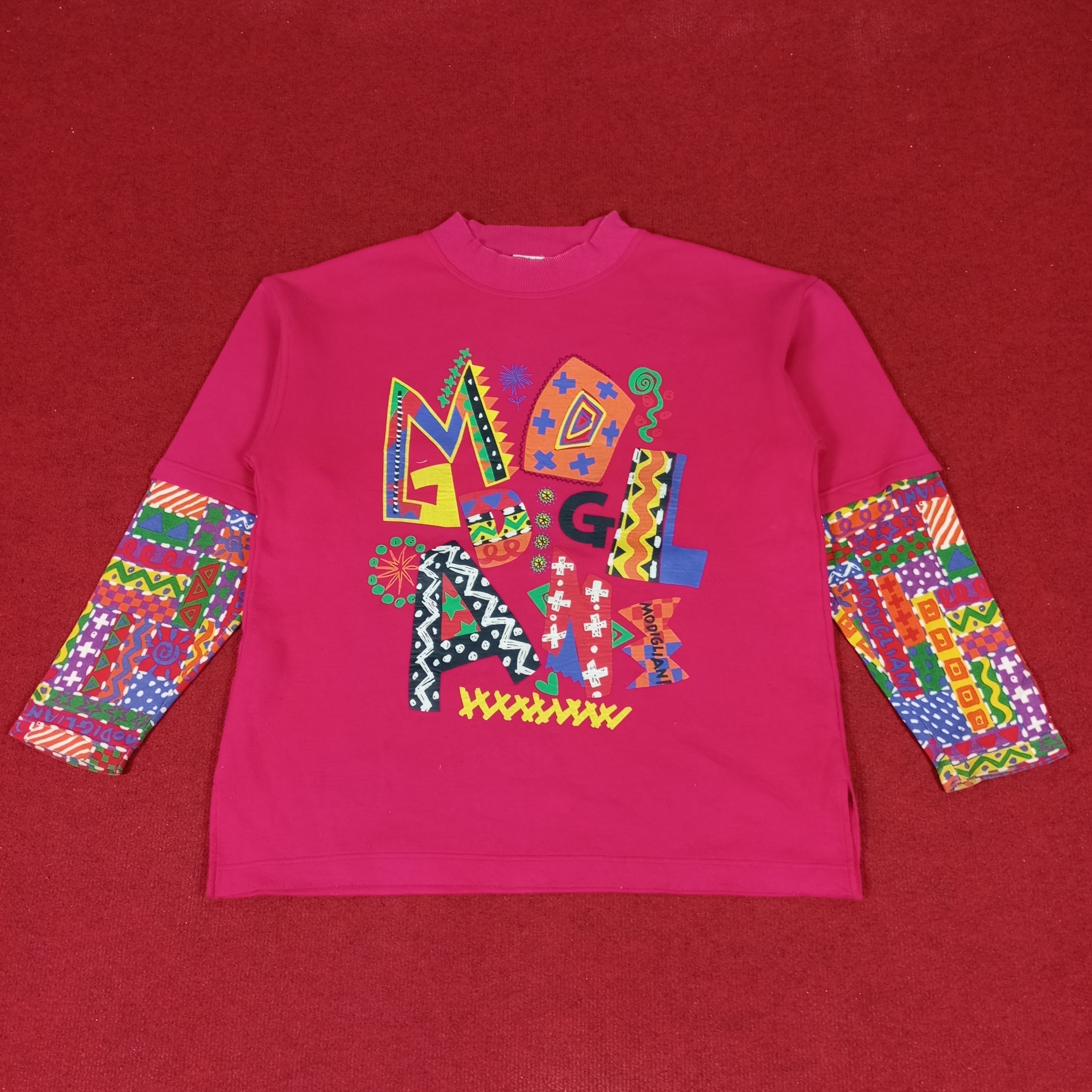 Vintage Modigliani Art Design Style Sweatshirt Size US M / EU 48-50 / 2 - 1 Thumbnail