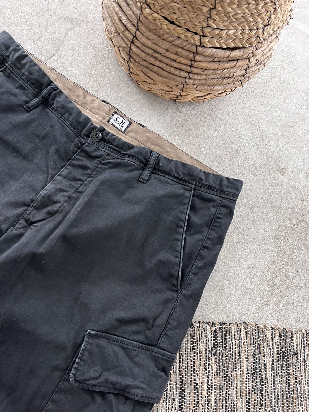 C.P. Company Vintage CP Company Black Slim Cargo Pants Casual Size US 34 / EU 50 - 8 Thumbnail