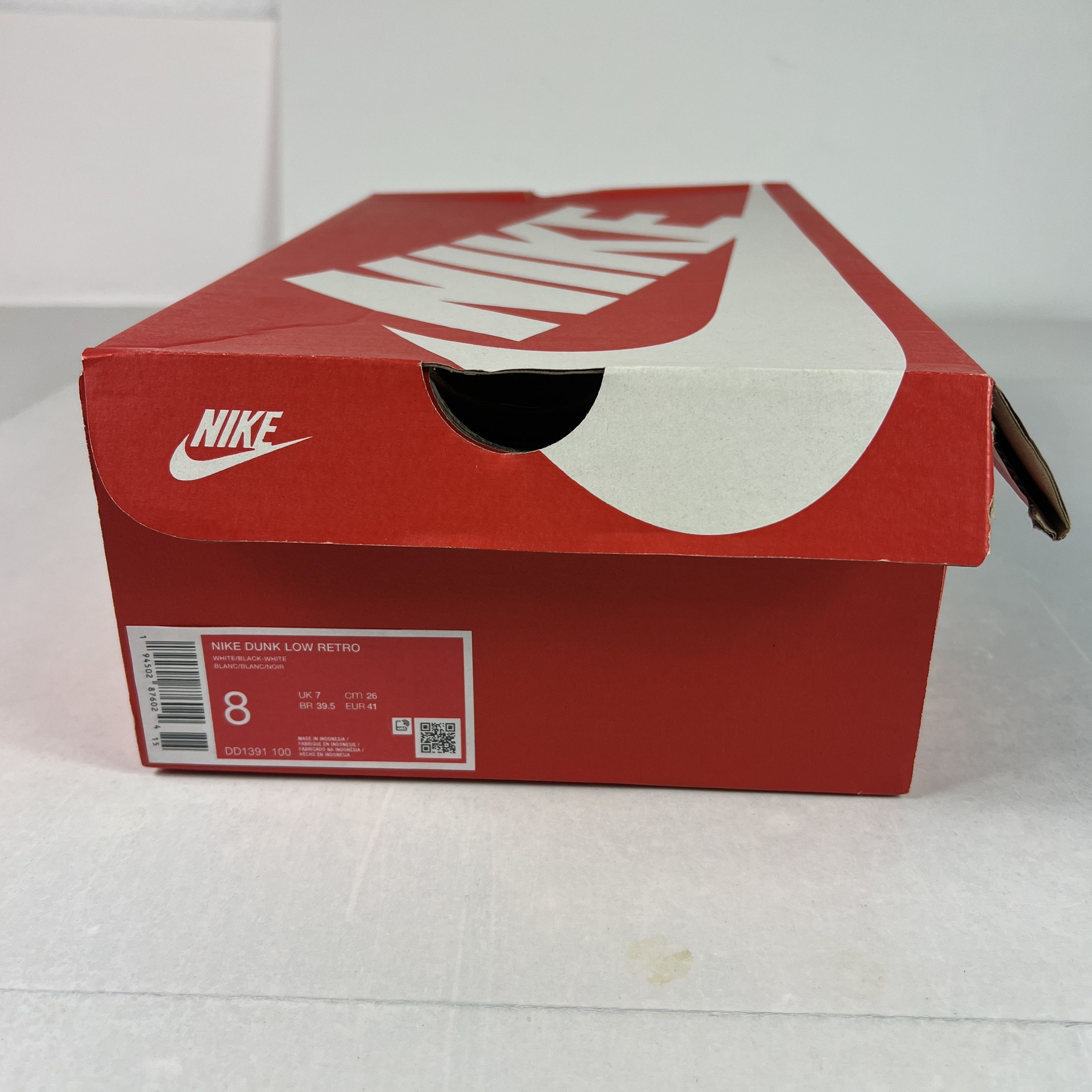 Nike Nike Dunk Low Top Shoes Mens 8 Panda Black & White Sneakers Size US 8 / EU 41 - 9 Thumbnail