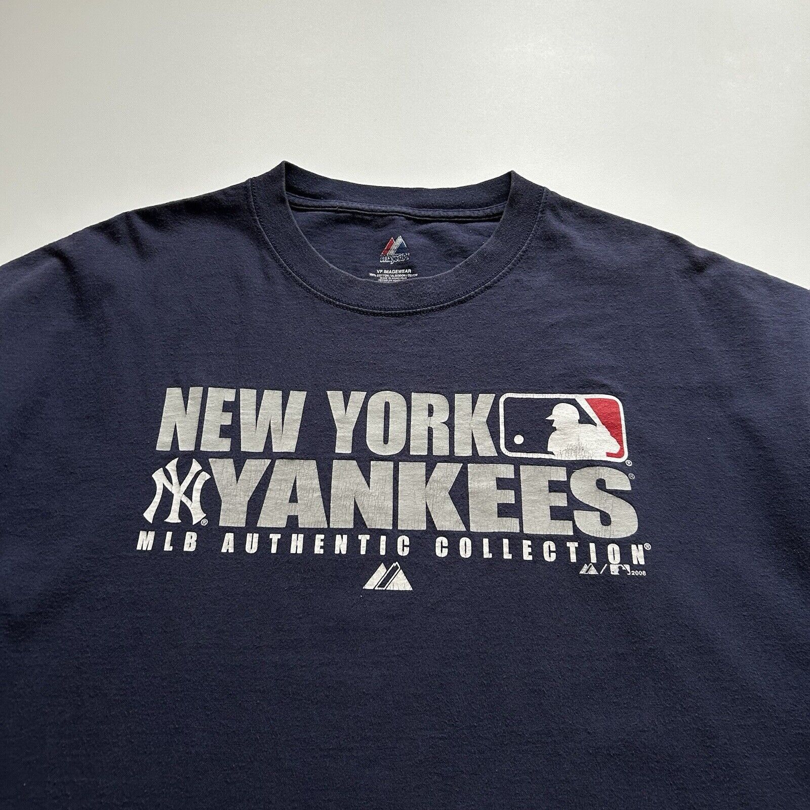 MLB Vintage Y2K New York Yankees MLB Majestic T Shirt 2XL Rare Size US XXL / EU 58 / 5 - 2 Thumbnail