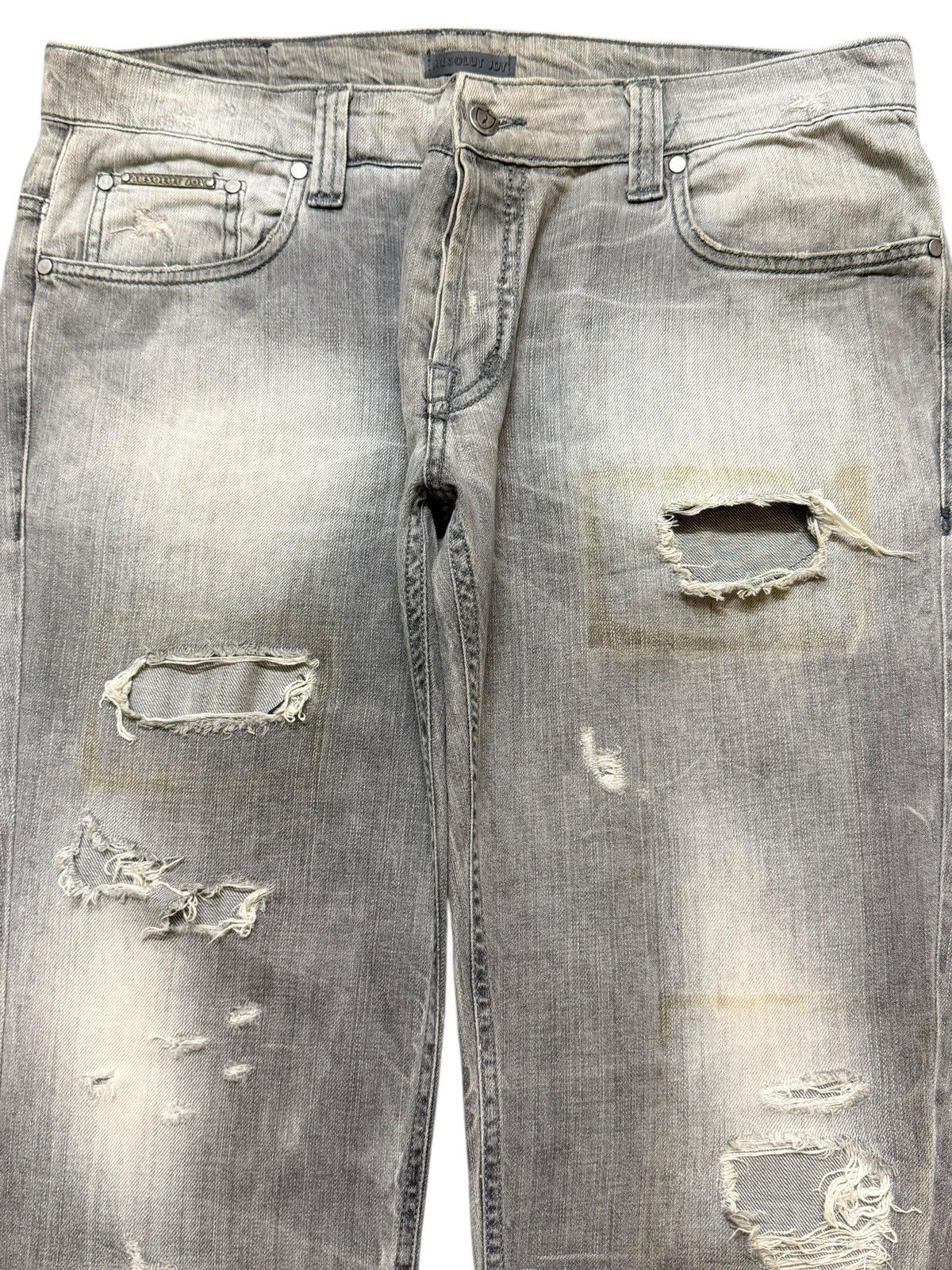Absolut Joy Vintage 90s Italy Absolut Joy Faded Wash Style Distressed Size US 36 / EU 52 - 3 Thumbnail