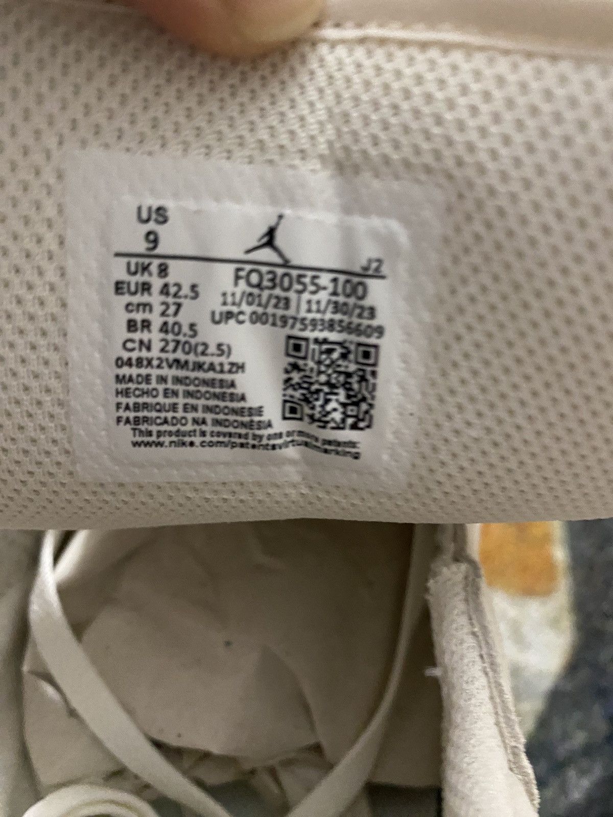 Jordan Brand × Nike Jordan 1 Low SE Craft Pale Ivory Size US 9 / EU 42 - 6 Thumbnail