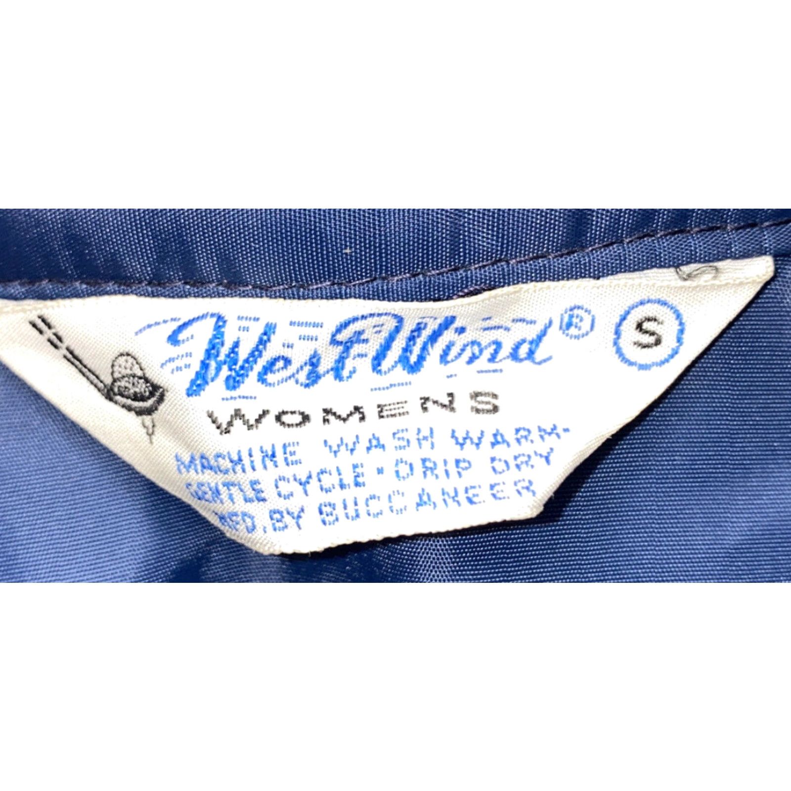 Vintage VINTAGE Westwind Women's Full Zip Blue Rain Jacket Size S Casual Size S / US 4 / IT 40 - 6 Thumbnail