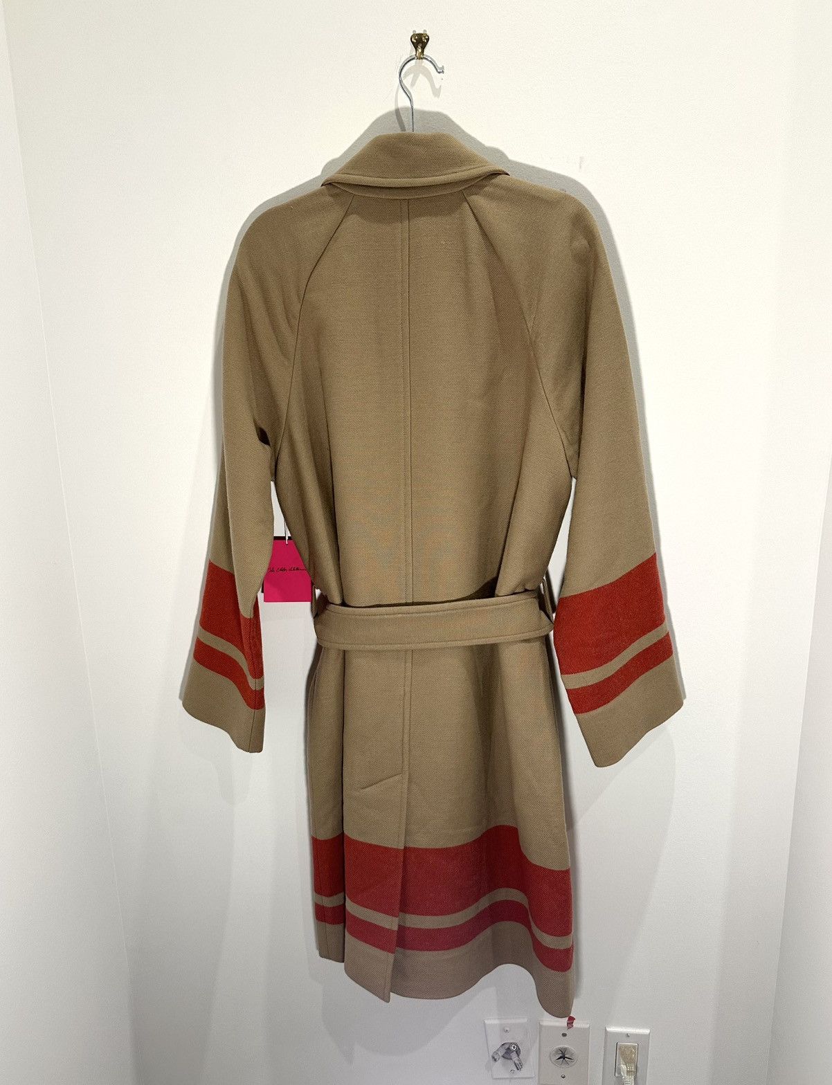 The Elder Statesman VARSITY DOHENY COAT GRANOLA/POPPY MED" Size US M / EU 48-50 / 2 - 3 Thumbnail