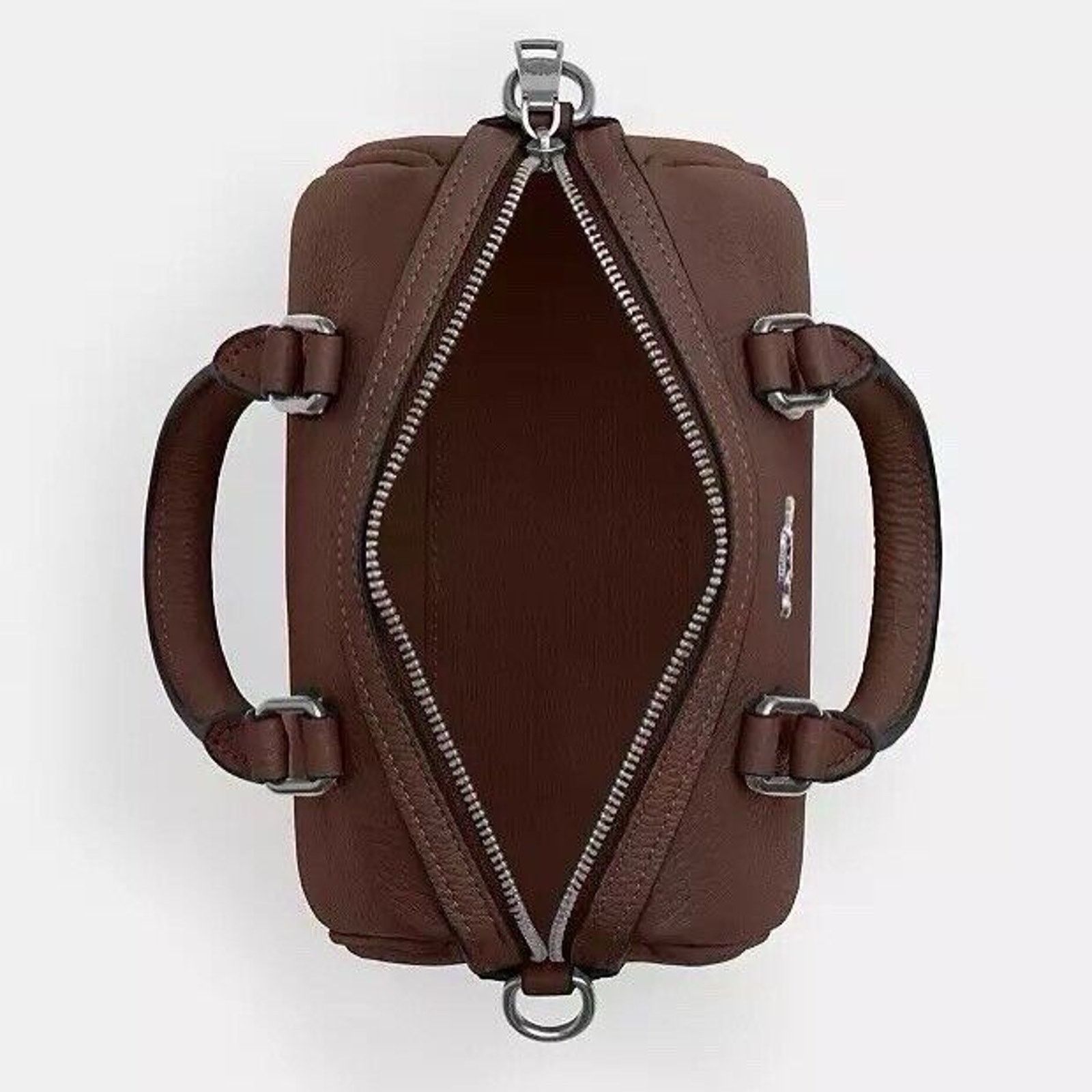 Coach NWT Coach Mini Rowan Crossbody/Satchel Silver/Maple CW328 Size ONE SIZE - 8 Thumbnail