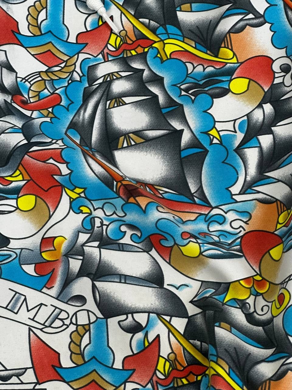Mambo × Vintage 90s Vintage Mambo Surf Deluxe Tattoo AOP Shorts Size US 32 / EU 48 - 8 Thumbnail