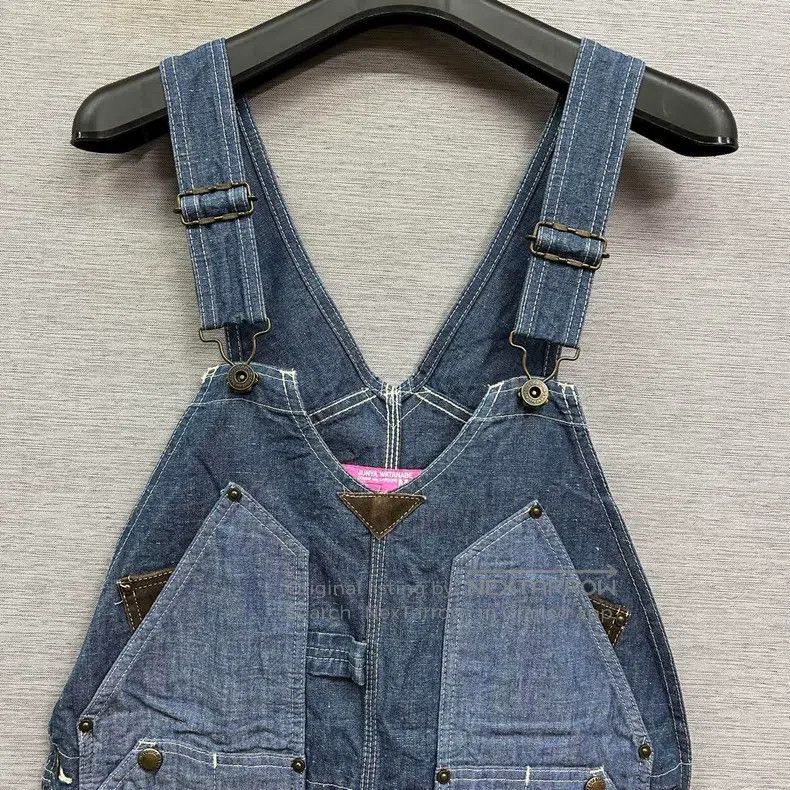 Junya Watanabe Junya Watanabe Contrast denim dungaree skirt Size M / US 6-8 / IT 42-44 - 3 Thumbnail