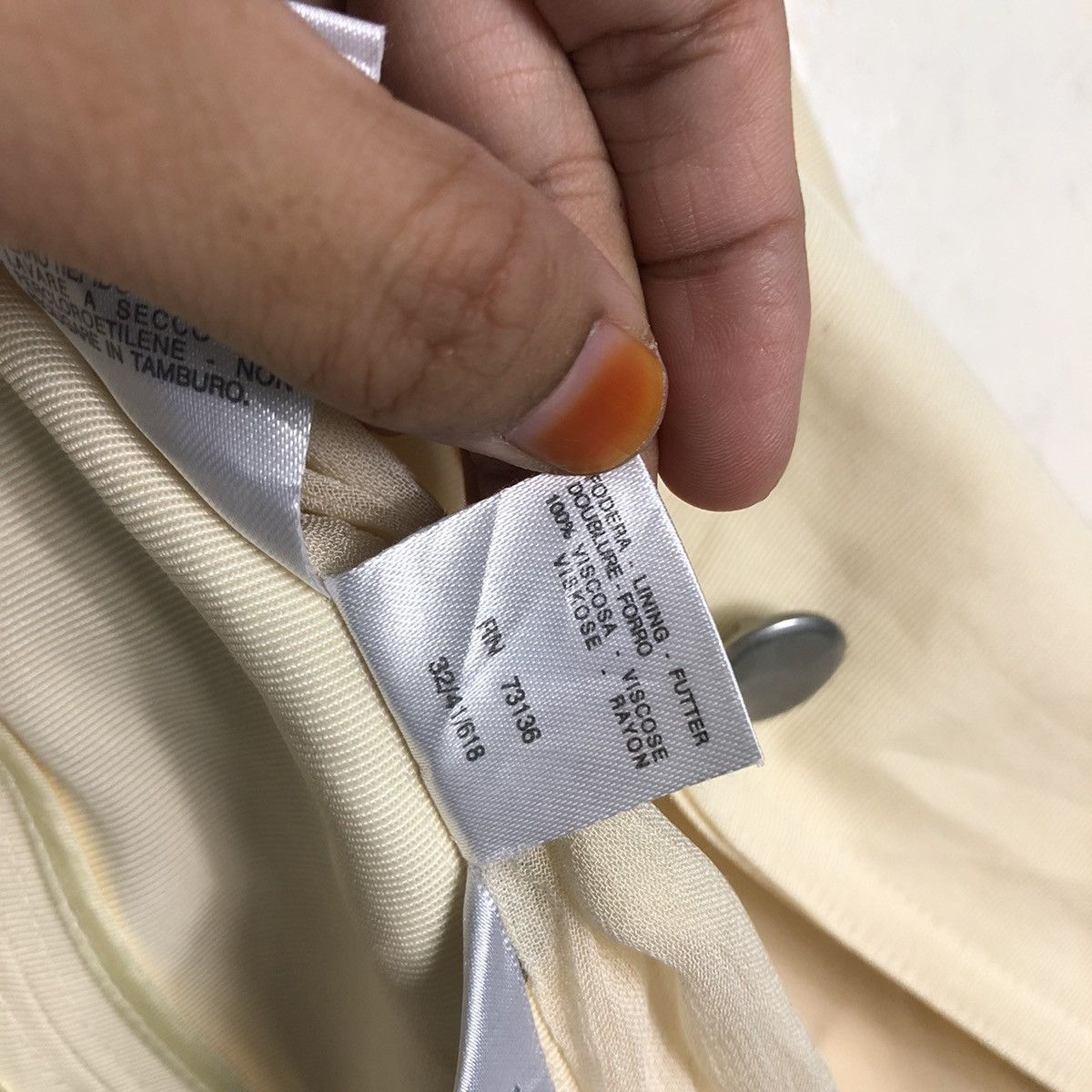Japanese Brand Women’s Tailored Cream Blazer with Flap Pockets Max Mara Size M / US 6-8 / IT 42-44 - 22 Thumbnail