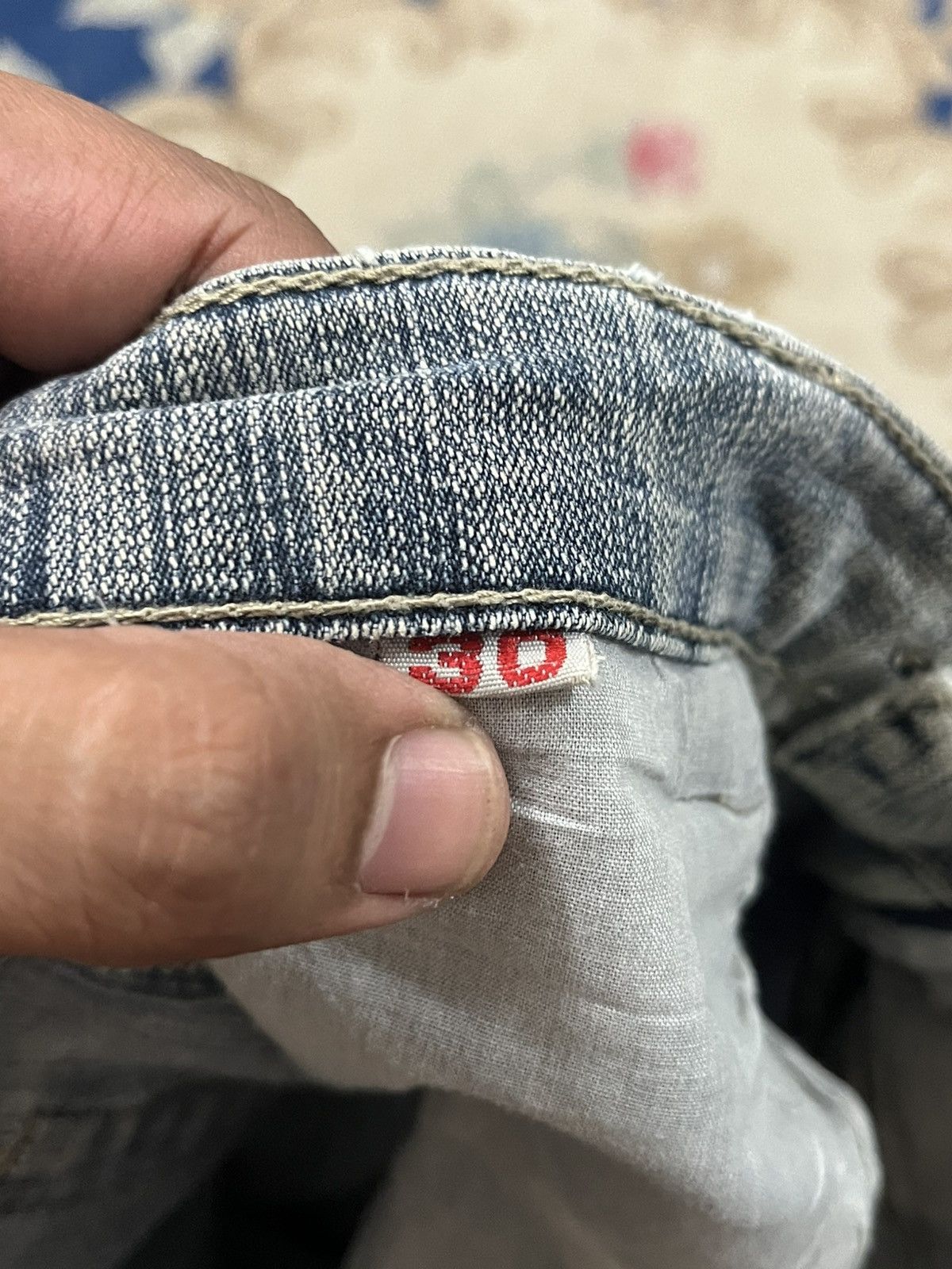 Japanese Brand Vintage Hapzard Flare Bell Bottom Denim Size US 31 - 9 Thumbnail
