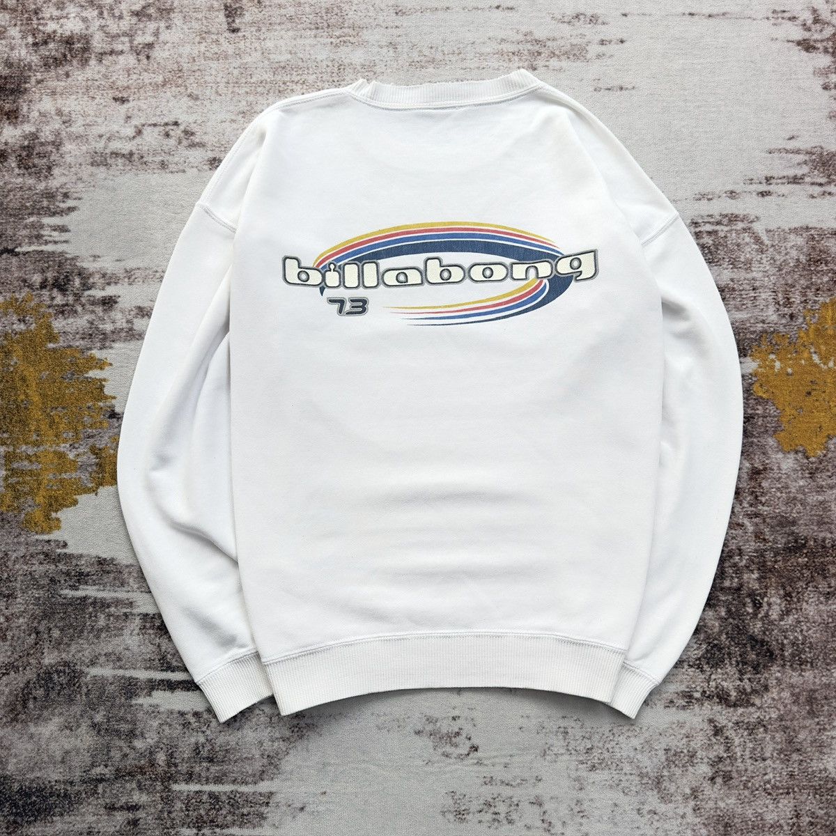 Billabong VINTAGE BILLABONG BIG BACKHIT LOGO DISTRESSED SWEATSHIRT Size US M / EU 48-50 / 2 - 1 Thumbnail