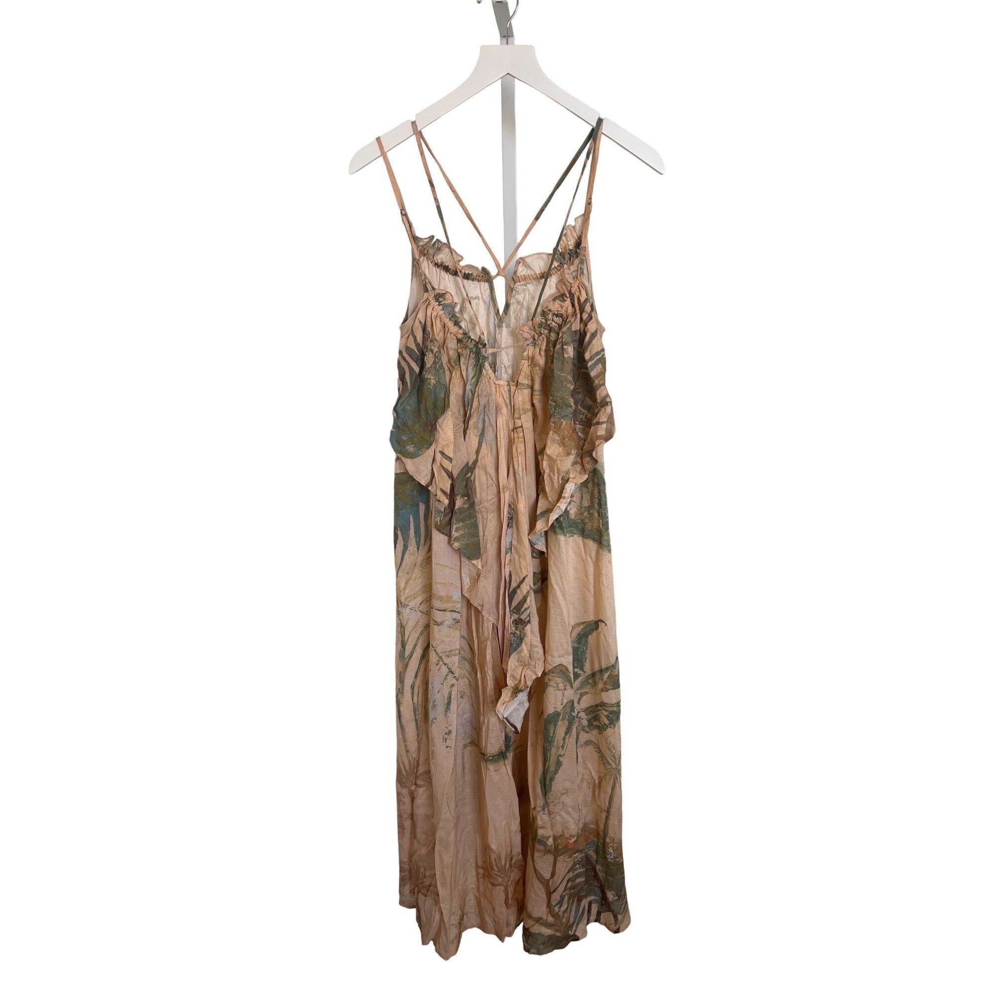 Anthropologie Anthropologie Strappy Sheer Midi Cover-Up Dress Size XXS / US 00 / IT 34 - 8 Thumbnail