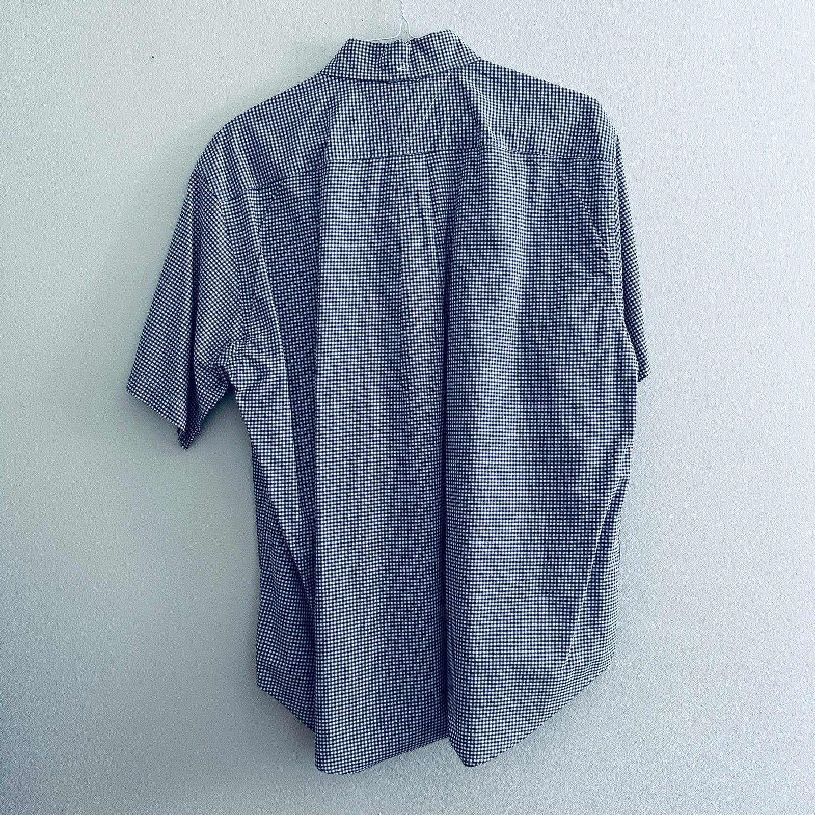 Tommy Hilfiger Tommy Hilfiger blue gingham short sleeve button down Size US L / EU 52-54 / 3 - 3 Thumbnail