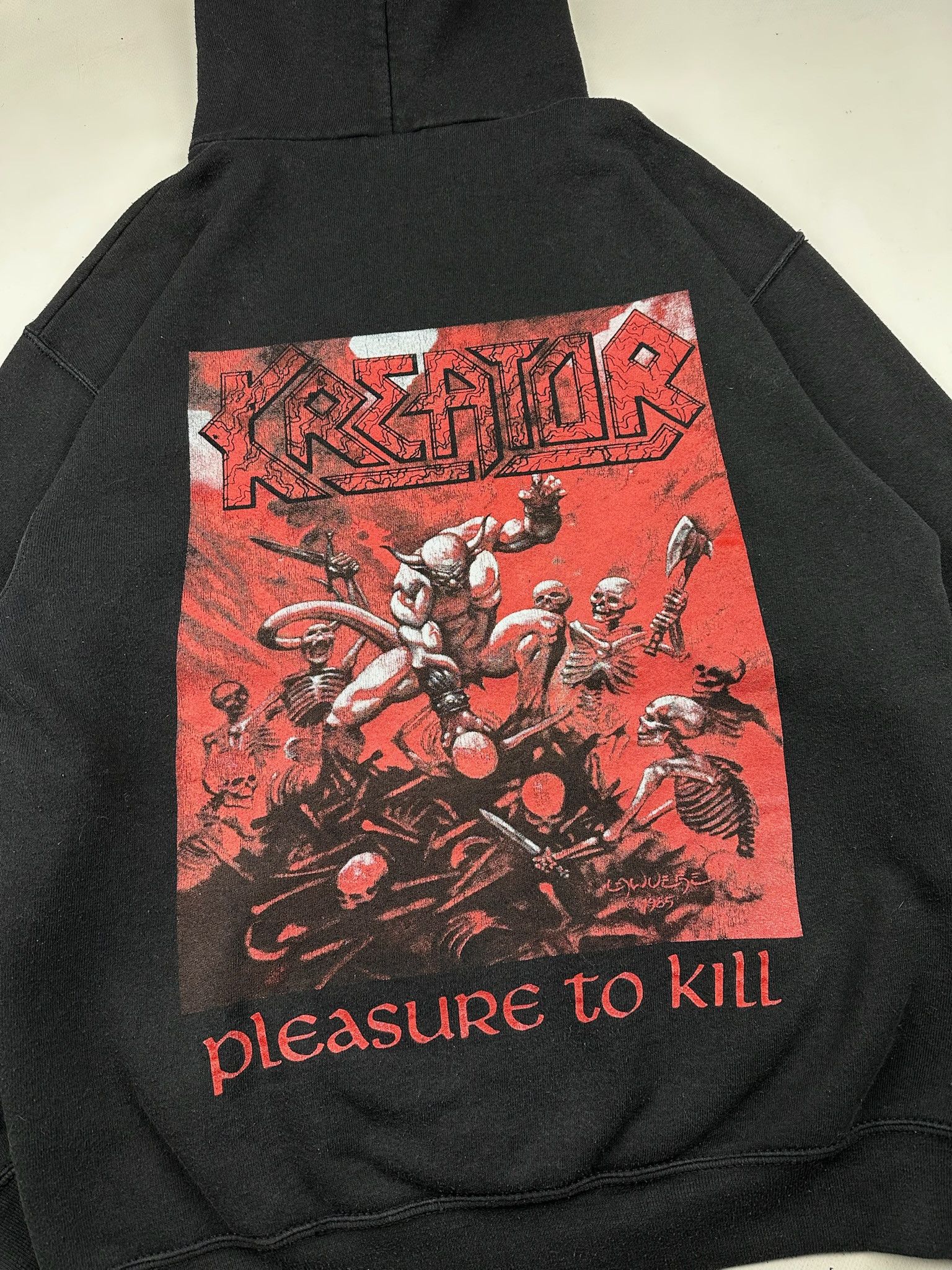 Band Tees Vintage Kreator Pleasure to Kill Hoodie Size US M / EU 48-50 / 2 - 5 Thumbnail