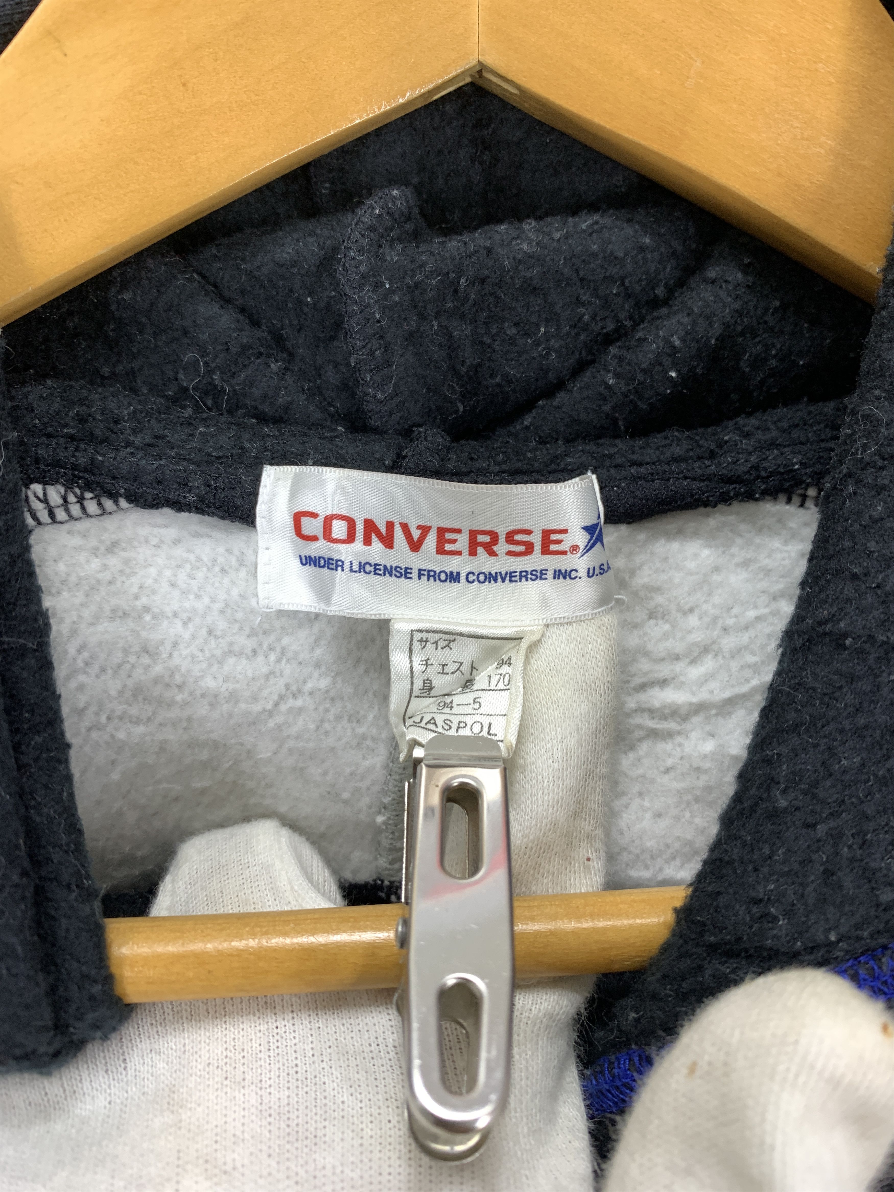 Converse Vintage CONVERSE Made In Japan Hoodie Pullover #2105/17 Size US L / EU 52-54 / 3 - 8 Thumbnail