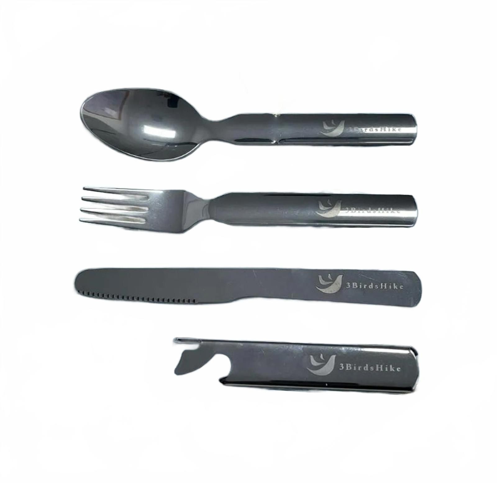Other Camping Flatware Set 4in1 Stainless Spoon, Fork Knife Bottle Size ONE SIZE - 3 Thumbnail