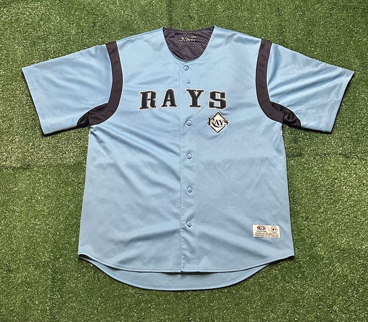 MLB Vintage Y2K True Fan MLB Tampa Bay Rays Baseball Jersey Size US XL / EU 56 / 4 - 1 Thumbnail