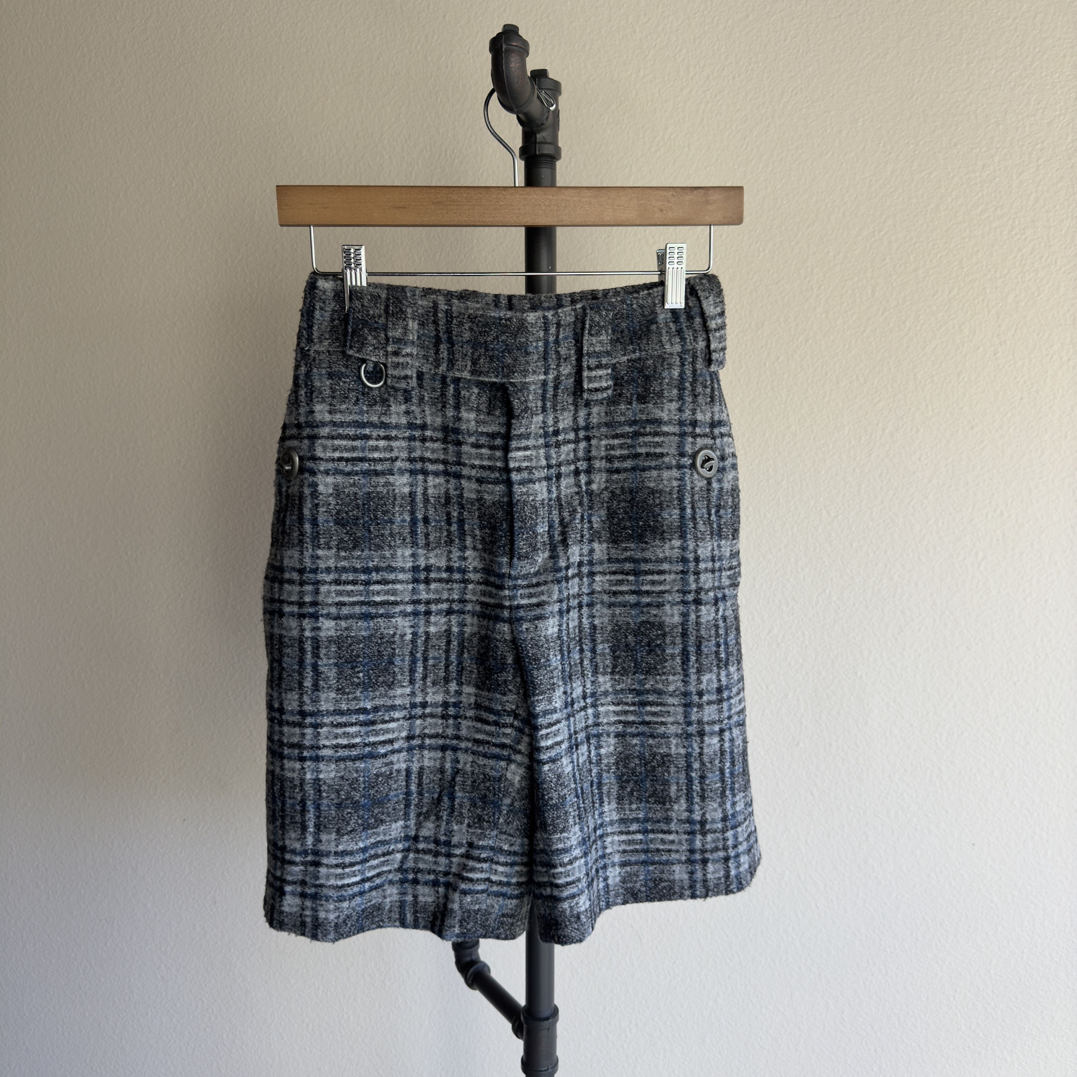 Coach Coach 1941 Oversized Plaid Wool Boy Shorts Size 25" / US 0 / IT 36 - 1 Thumbnail