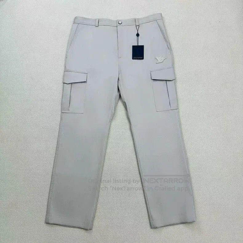 Louis Vuitton Louis Vuitton SS25 Embroidered Logo Cargo Pants. Size US 34 / EU 50 - 1 Thumbnail