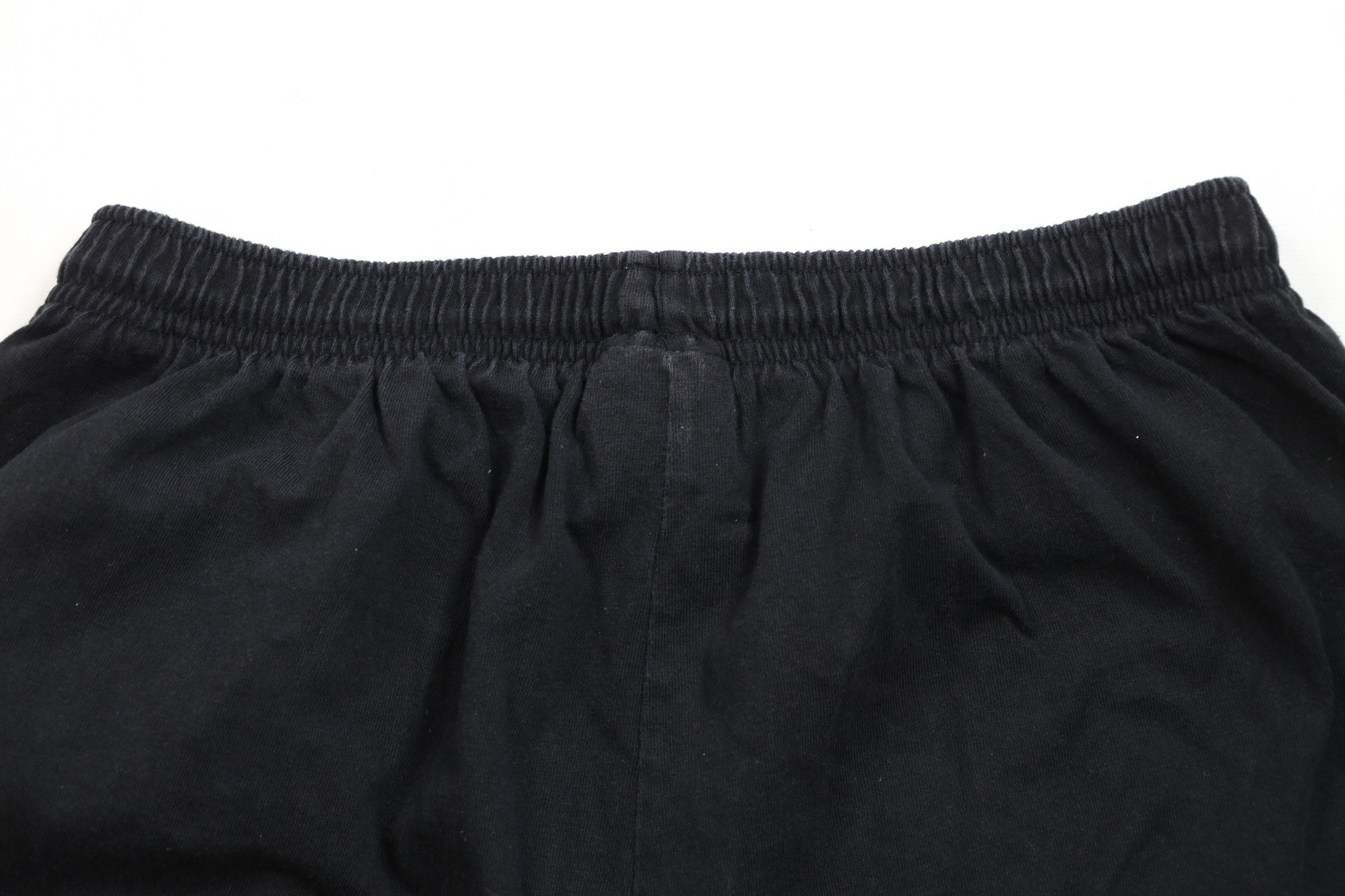Reebok × Vintage Vintage 90s Reebok Spell Out Above Knee Cotton Shorts Black Size US 36 / EU 52 - 11 Thumbnail