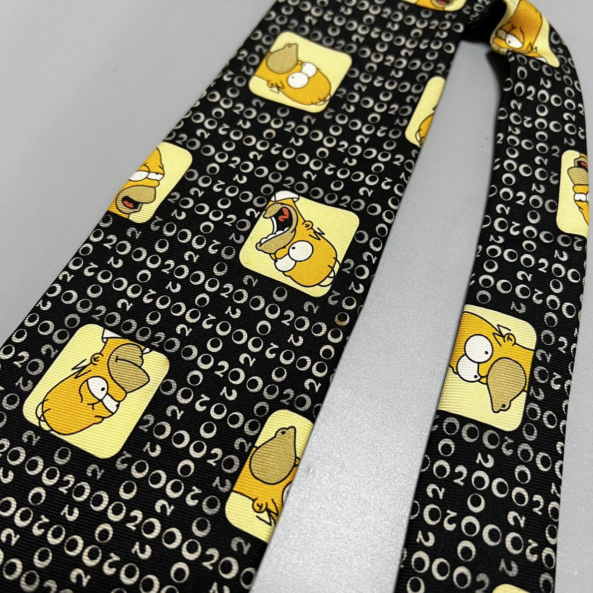 The Simpsons × Vintage Mens Vintage The Simpsons Homer Tie 00s Size ONE SIZE - 5 Thumbnail