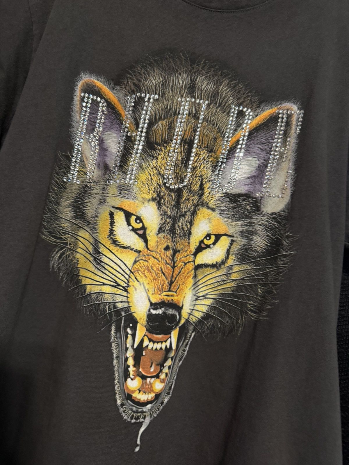 Rhude Crystal Wolf Tshirt Size US M / EU 48-50 / 2 - 2 Thumbnail