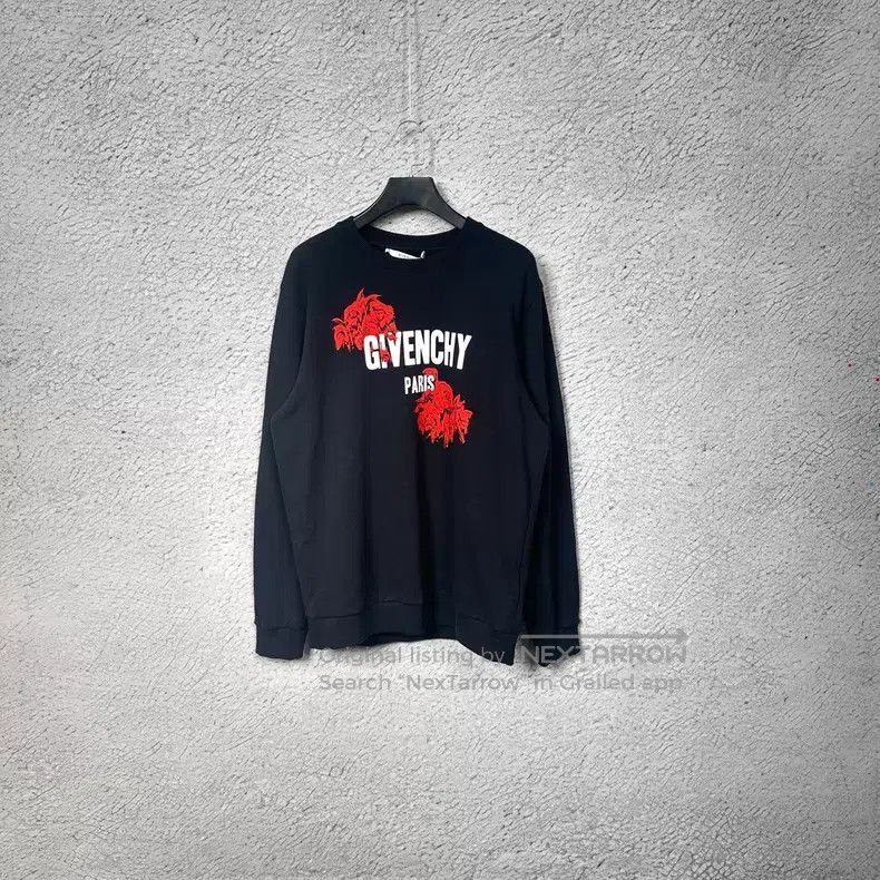Givenchy Givenchy Classic letter logo black long-sleeve sweatshirt Size US L / EU 52-54 / 3 - 2 Thumbnail