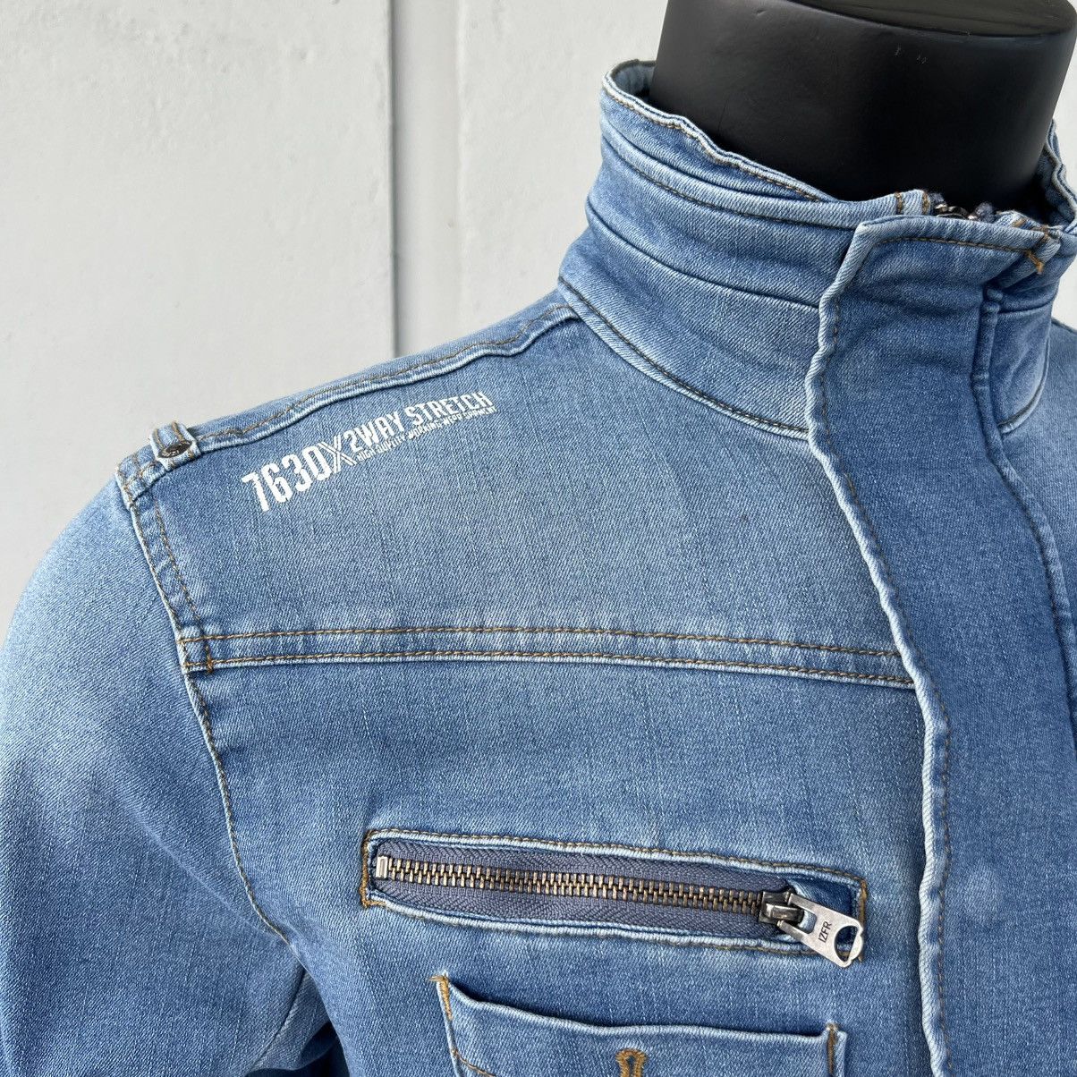 Japanese Brand I'z FRONTIER Stretch Denim Jacket Size US L / EU 52-54 / 3 - 9 Thumbnail