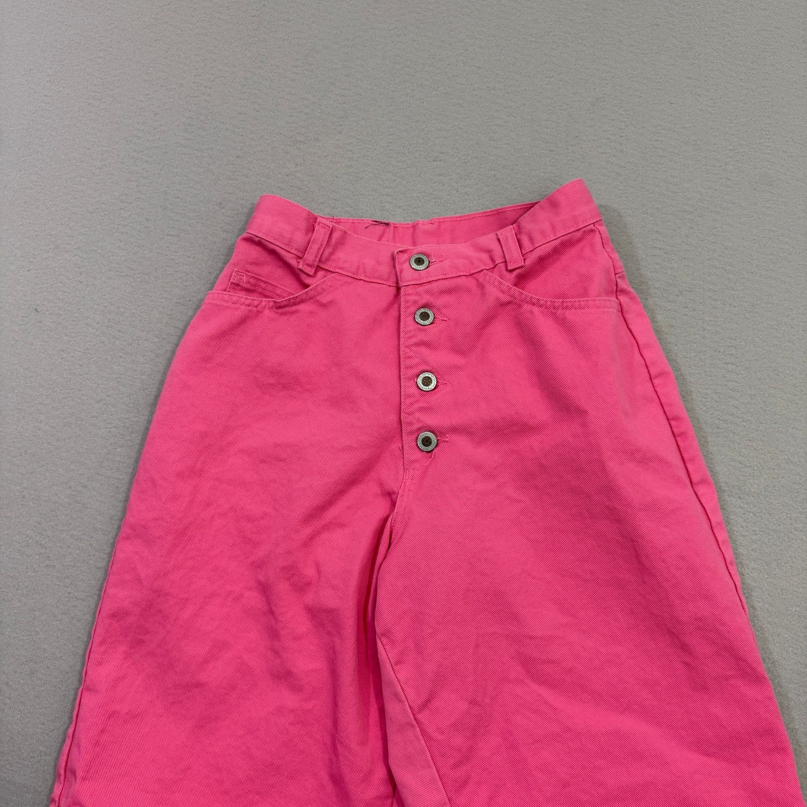 Vintage Vintage Paris Sport Club Jean Shorts 6 Pink 12" Inseam Jorts Size 28" / US 6 / IT 42 - 2 Thumbnail