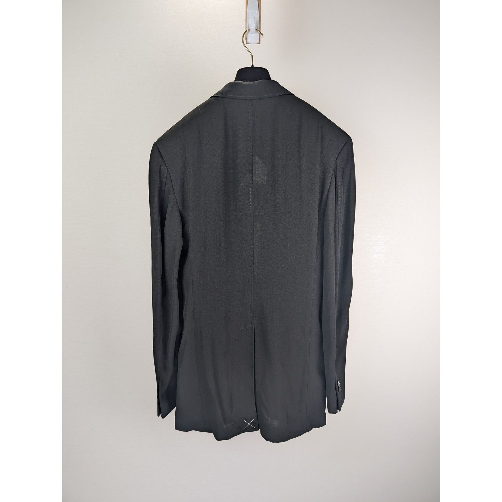 Bottega Veneta o1rshd1 Grainy Viscose Silk Jacket in Black Size US M / EU 48-50 / 2 - 13 Thumbnail